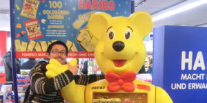 ハリボーグミのマスコットキャラクター