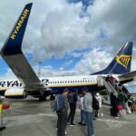 Ryanairの飛行機